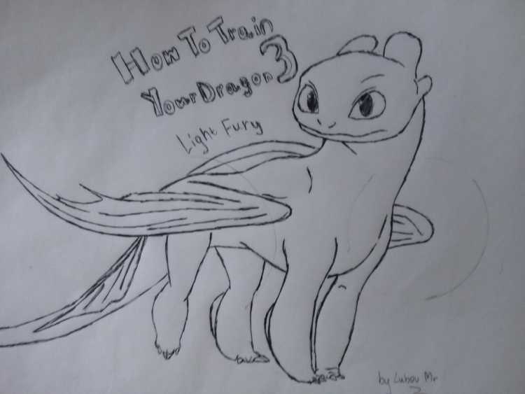 Дракон Беззубик анатомия