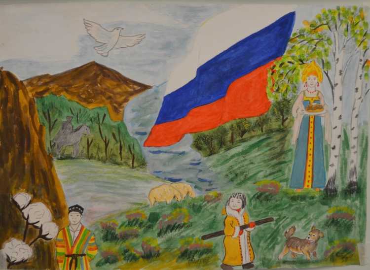 Рисунки детские Коми край