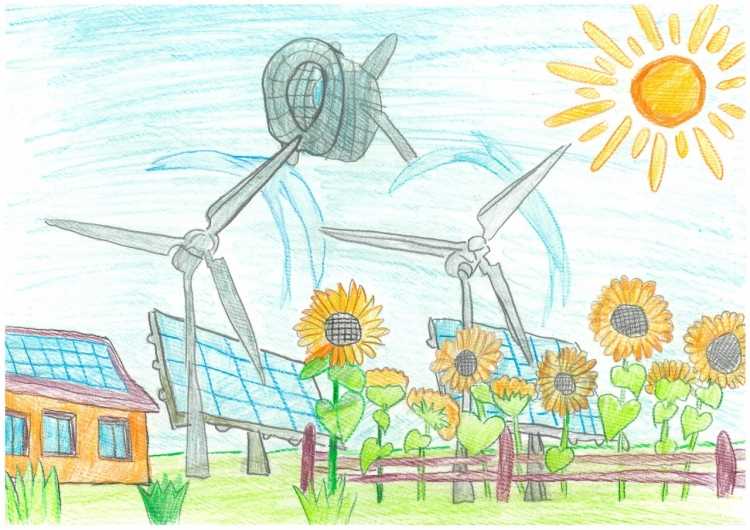 Рисунок на тему энергия будущего