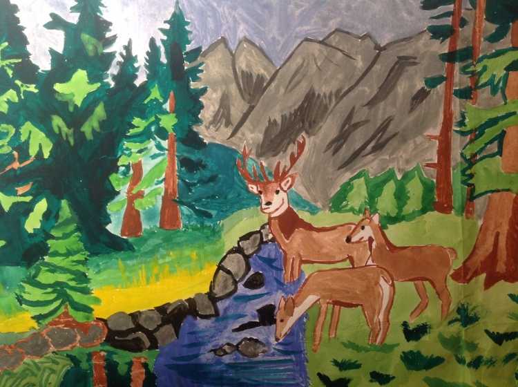 Рисунок на тему Забайкалье