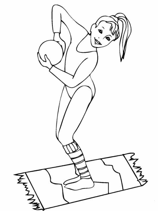 Рисунок на спортивную тему