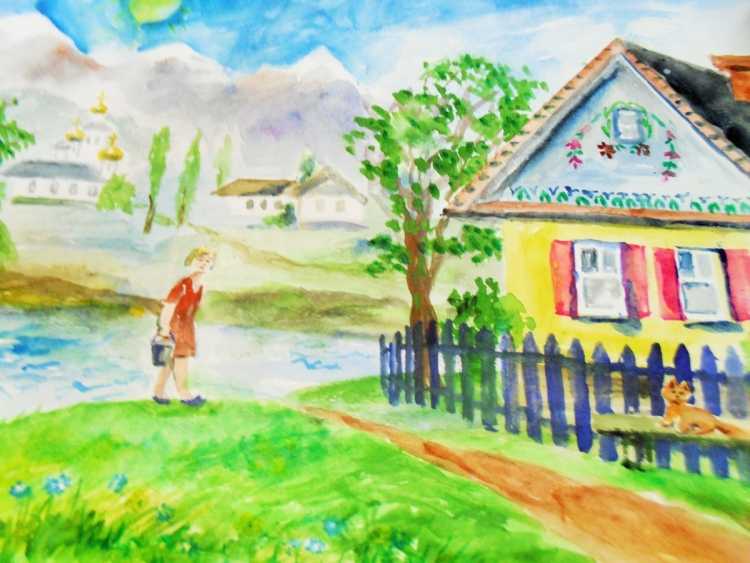 Краснодарский край рисунок