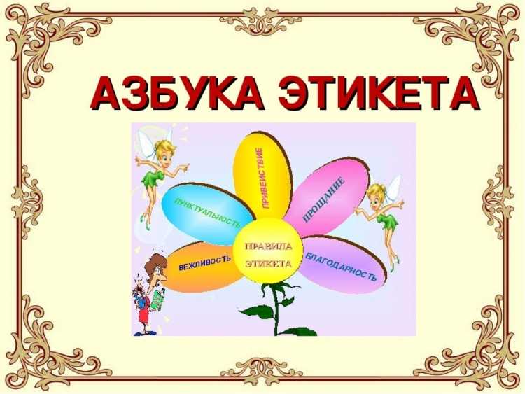 Азбука этикета для детей