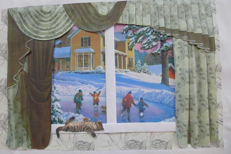 Рисунок на тему вид из окна