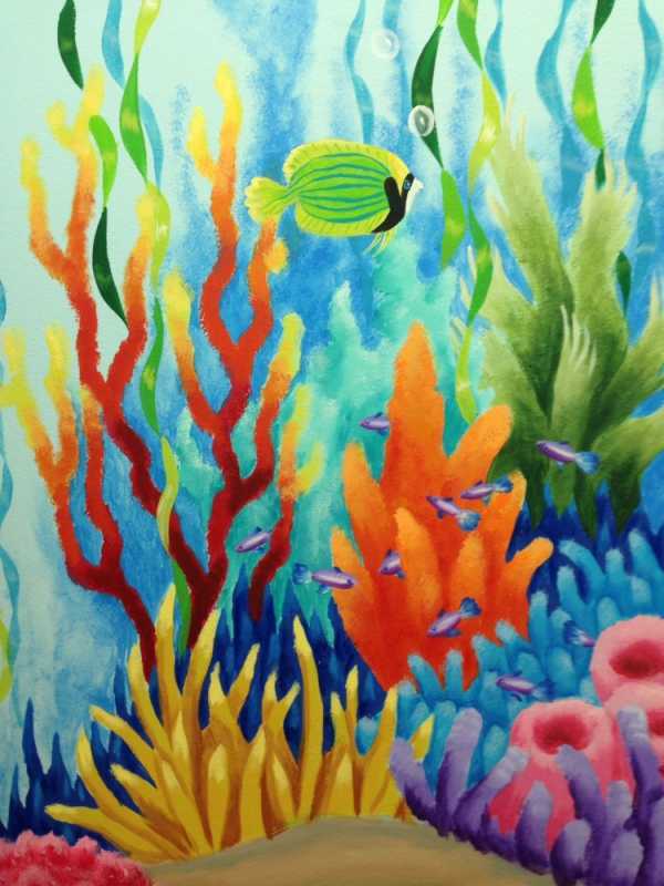 Рисование подводный мир