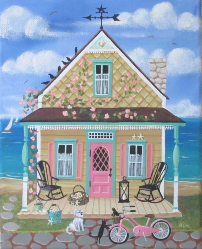 Обычные домики рисование