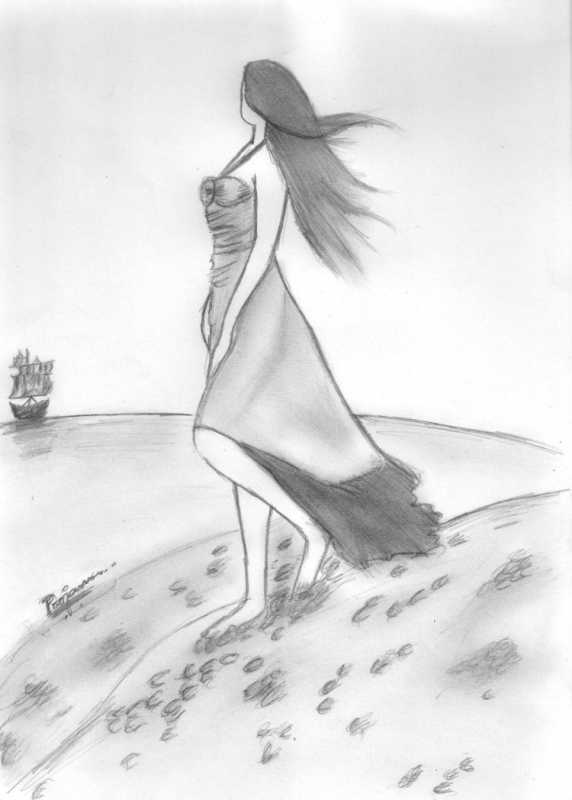 Одиночество рисунок