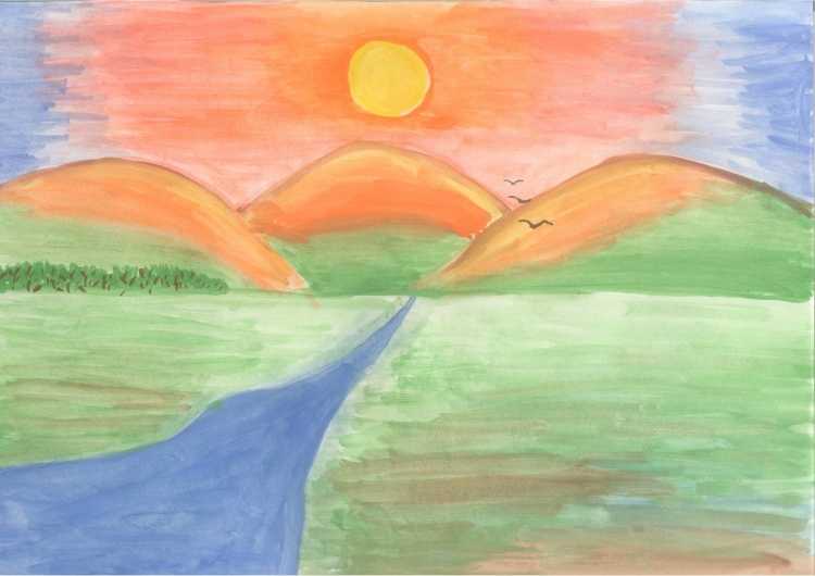 Моя Родина Алтай рисунок