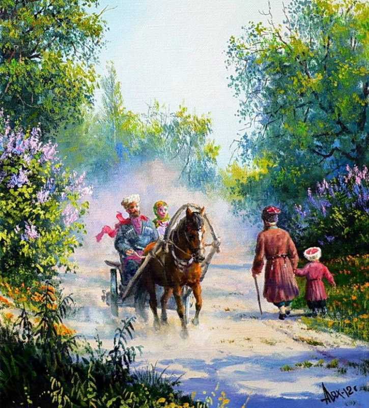 Рисунок на кубанскую тему
