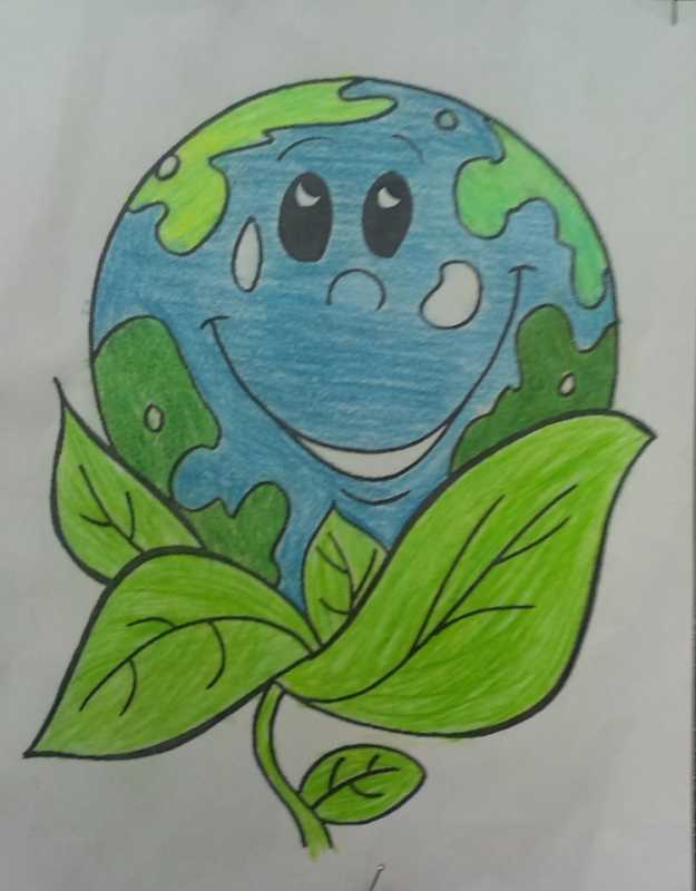 Живая Планета рисунок