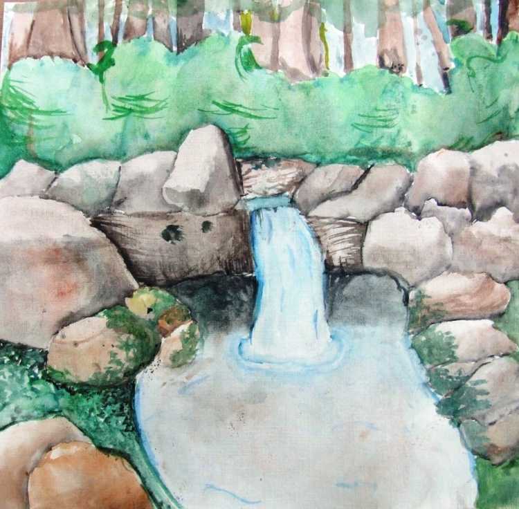 Нарисовать Родник