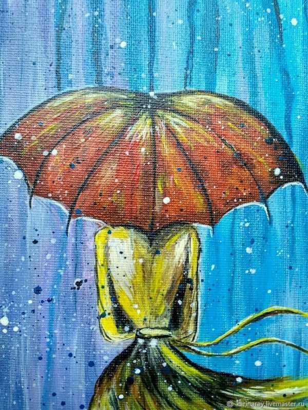 Интерьерные картины дождь