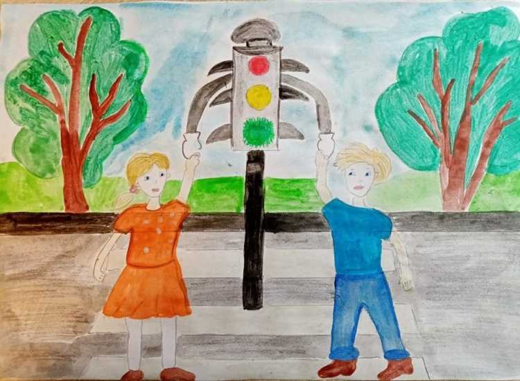 Конкурс рисунков светофор будущего