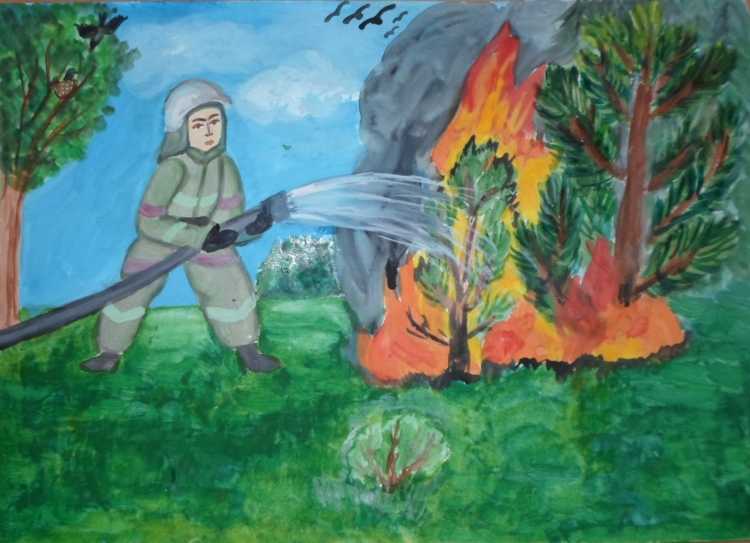 Конкурс рисунков спасатели глазами детей