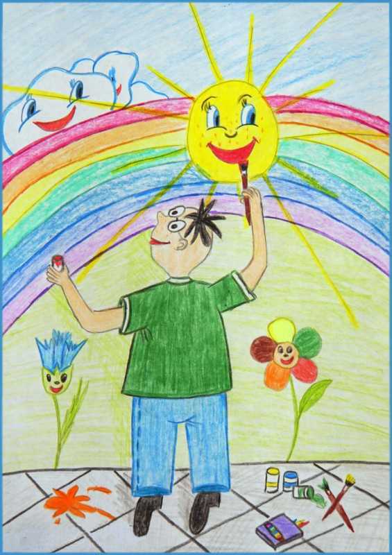 Улыбка детский рисунок