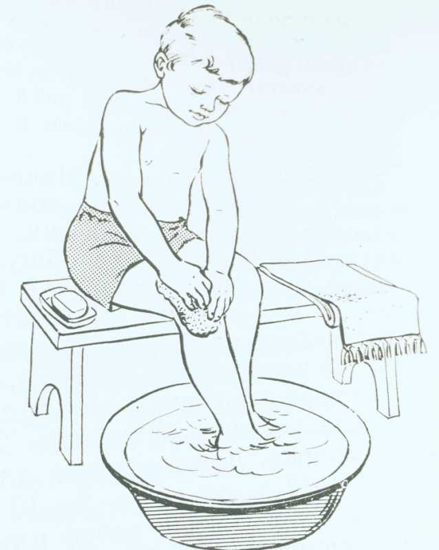 Раскраска закаливание для детей