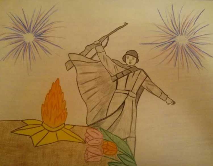 Рисунок на тему памятник неизвестному солдату