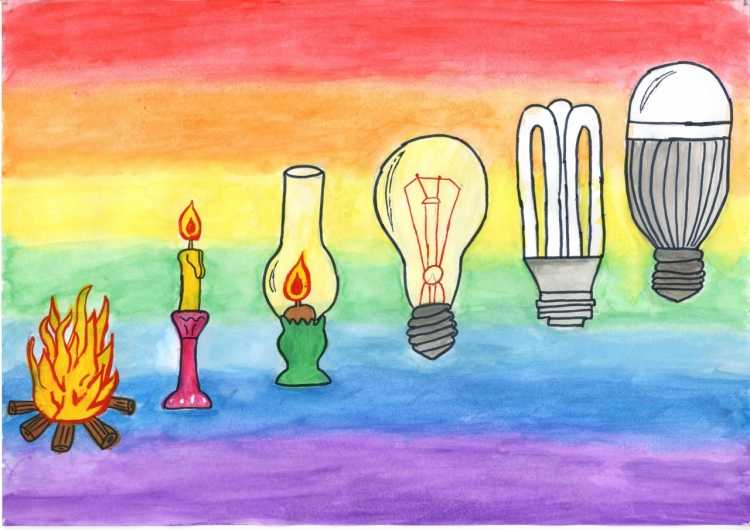 Рисунок на тему электричество
