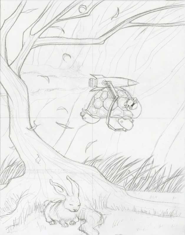 Нарисовать рисунок к басне Крылова