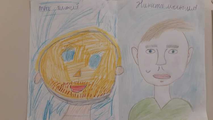 Папа глазами ребенка рисунки