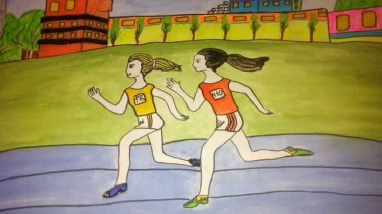 Рисунок на тему спорт