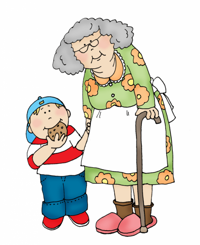 Бабушка рисунок