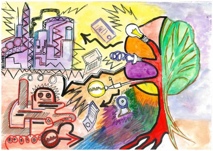 Электроэнергия будущего рисунок