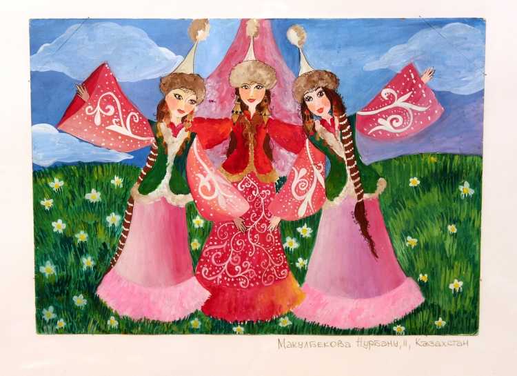 Казахские иллюстрации