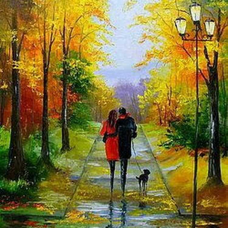 Ольга Дарчук осенний пейзаж