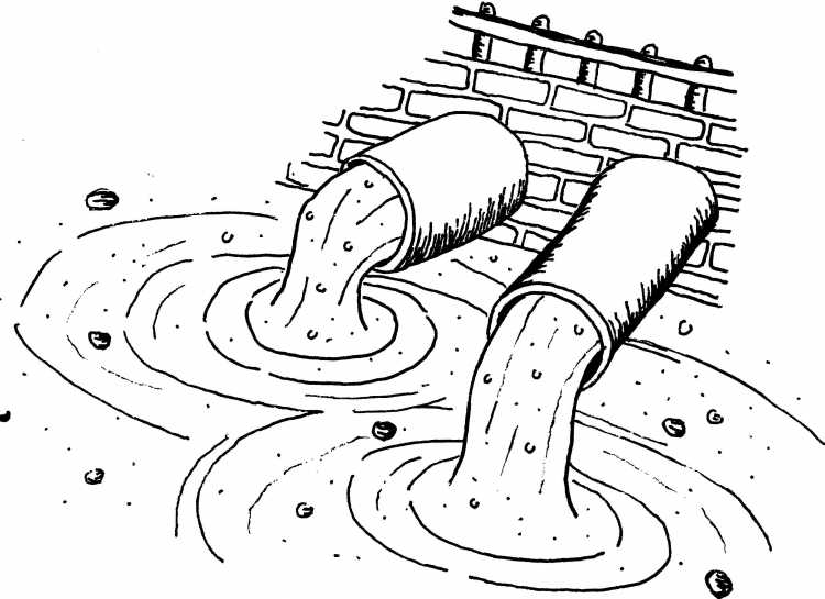 Что загрязняет воду раскраска