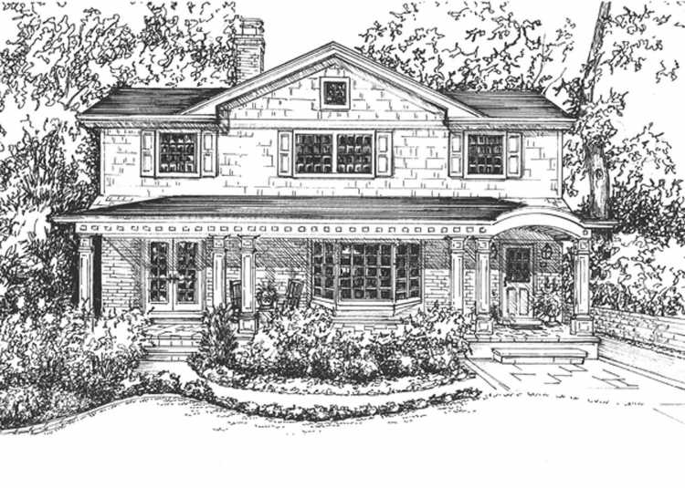 Дом мечты карандашом