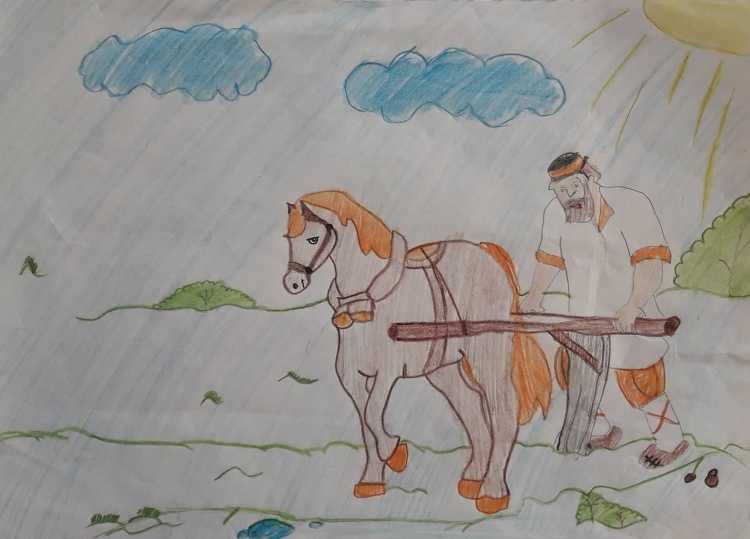 Богатыри. Раскраска