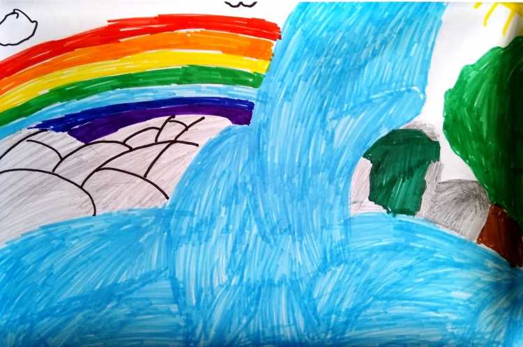 Детский рисунок Всемирный день воды