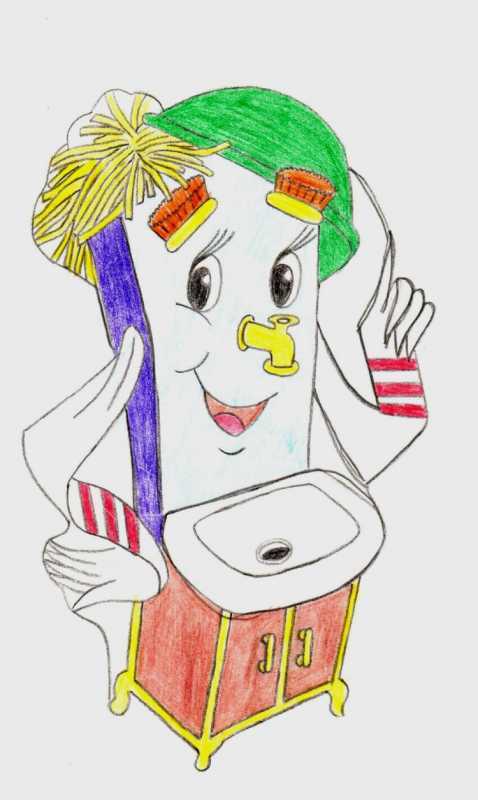 Иллюстрация к сказке Мойдодыр Чуковского