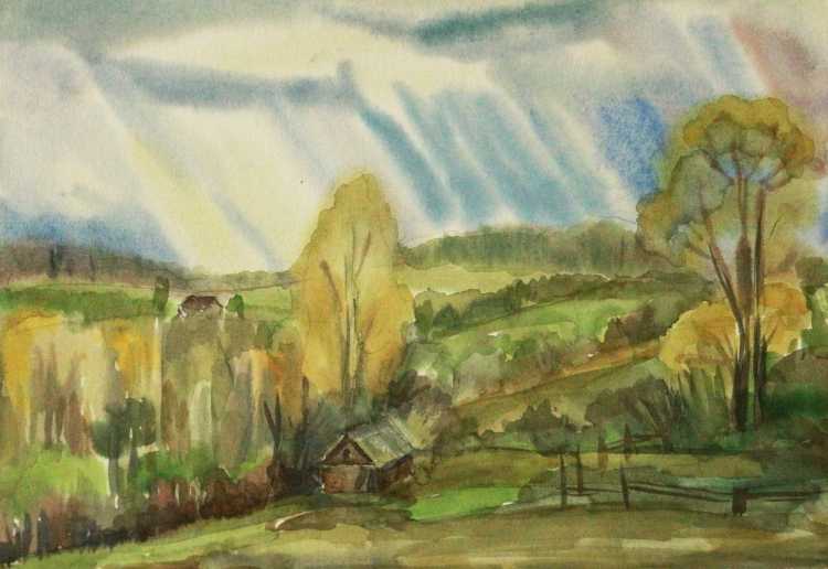 Пейзаж Весенняя гроза