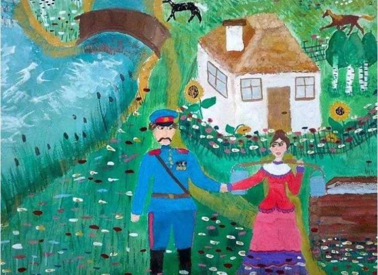 Рисунок на тему Россия наша Родина