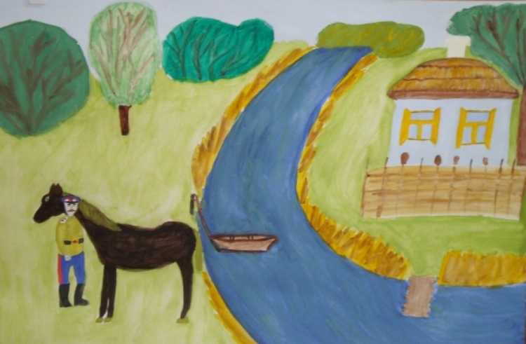 Славься казачество рисунки