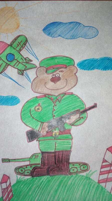 Конкурс рисунков наша армия