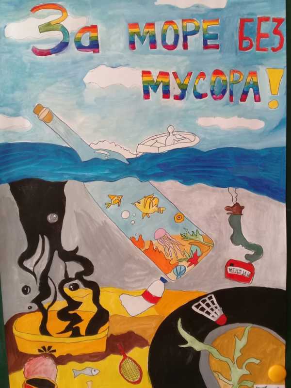 Плакат защита воды