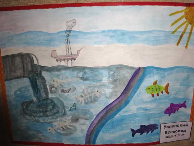 Вода источник жизни рисунки детей