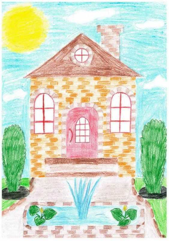 Рисование на тему дом