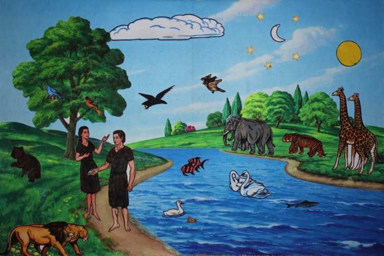 Сотворение мира для детей