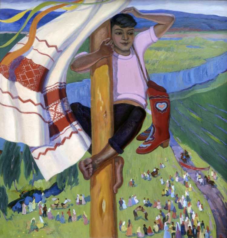 Л.Фаттахов Сабантуй картинасы