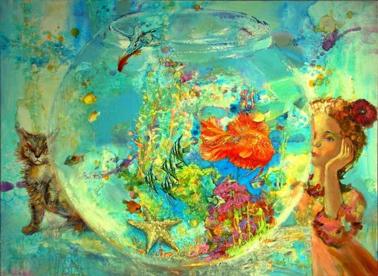 Аквариум картины художников