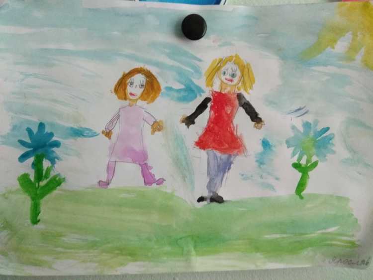 Детские рисунки мой воспитатель