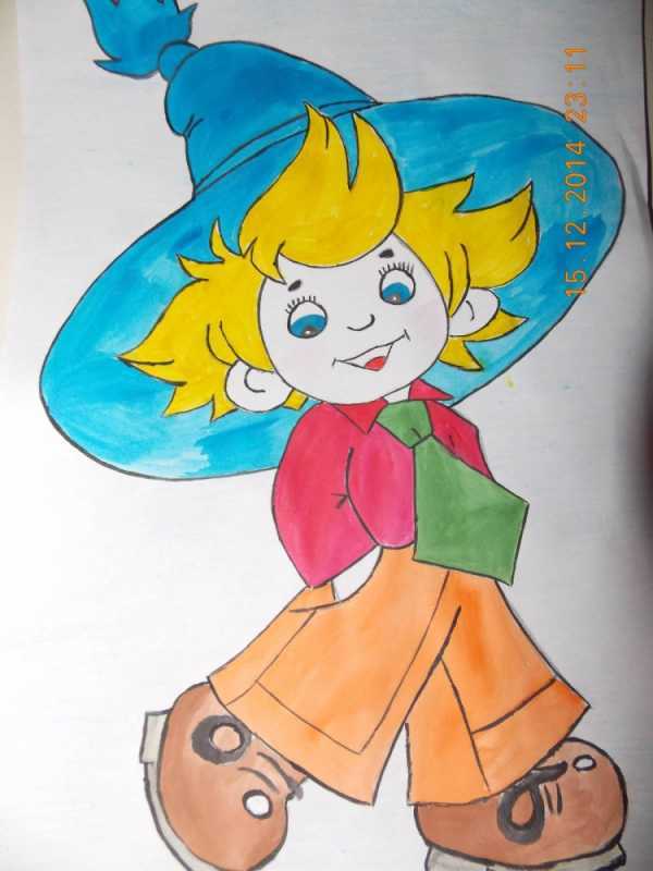 Литературный герой Незнайка