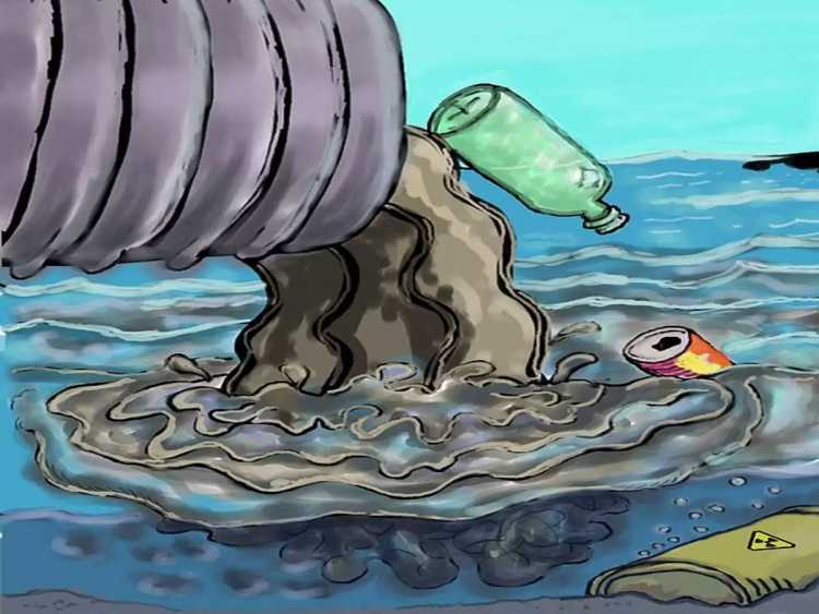 Загрязнение воды для детей