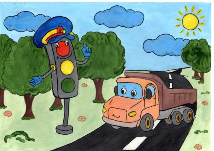 Конкурс рисунков светофор наш друг