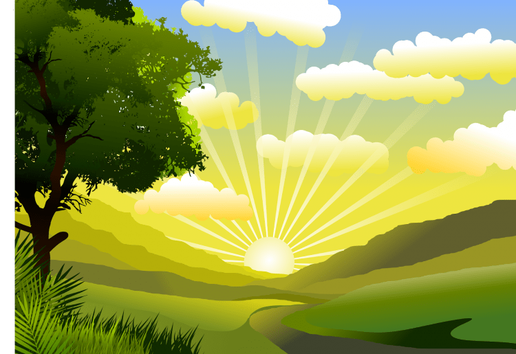 Мультяшная природа