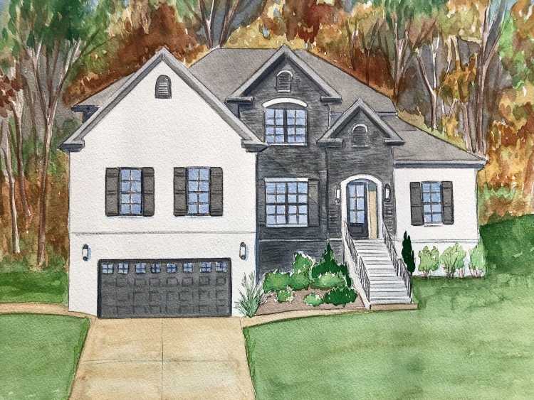 Срисовать дом